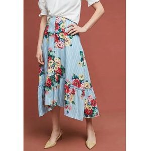 Anthropologie Claudette Midi Skirt by Maeve Sz14